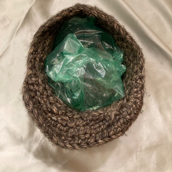 Handmade Knit Brown Taupe Hat Cap with Two Buttons Women’s One Size Very Cute - Picture 8 of 8